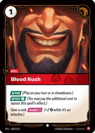 Blood Rush (003/221) CN - Spiritforged