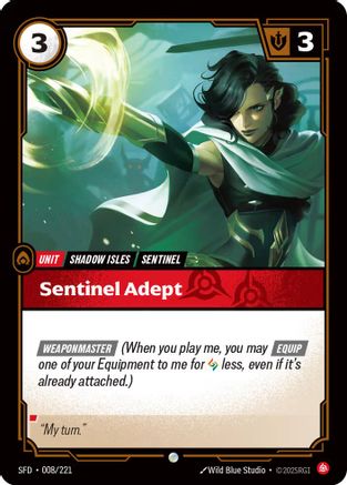Sentinel Adept (008/221) CN - Spiritforged Foil