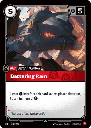 Battering Ram (012/221) CN - Spiritforged Foil