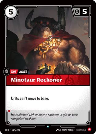 Minotaur Reckoner (014/221) CN - Spiritforged Foil