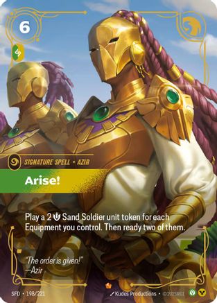 Arise! (198/221) CN - Spiritforged Foil