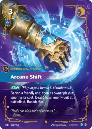 Arcane Shift (200/221) CN - Spiritforged Foil