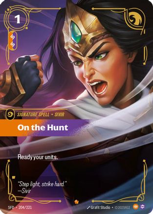 On the Hunt (204/221) CN - Spiritforged Foil