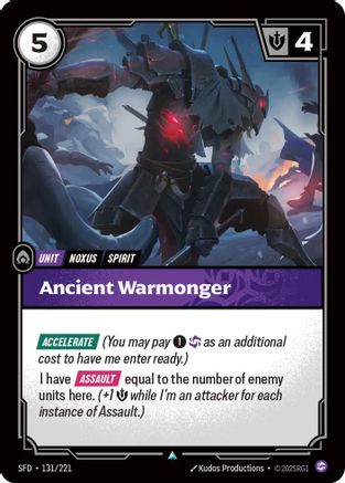 Ancient Warmonger (131/221) CN - Spiritforged
