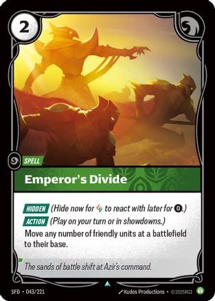 Emperor's Divide (043/221) CN - Spiritforged Foil