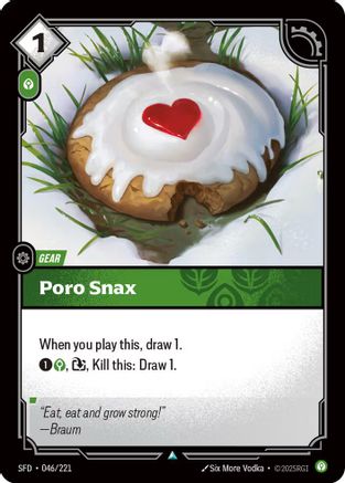 Poro Snax (046/221) CN - Spiritforged Foil