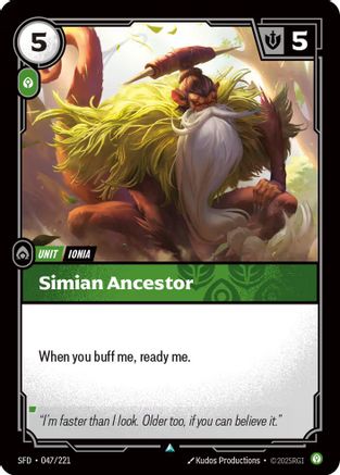 Simian Ancestor (047/221) CN - Spiritforged Foil