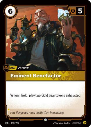 Eminent Benefactor (152/221) CN - Spiritforged Foil