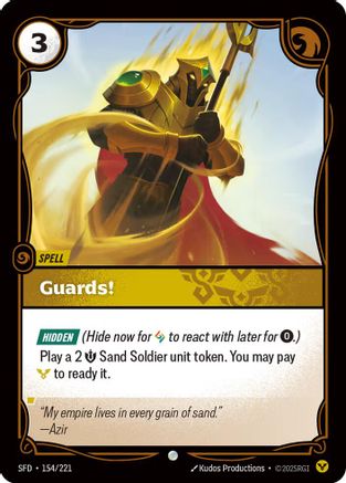 Guards! (154/221) CN - Spiritforged Foil