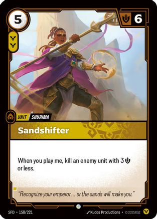 Sandshifter (158/221) CN - Spiritforged Foil