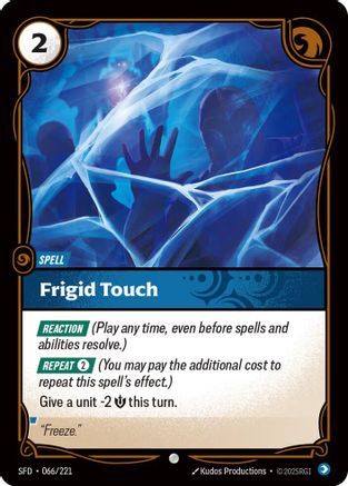 Frigid Touch (066/221) CN - Spiritforged Foil