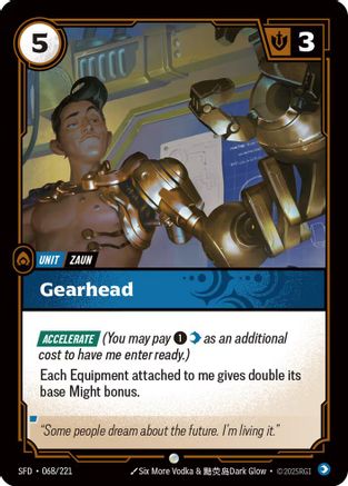 Gearhead (068/221) CN - Spiritforged Foil