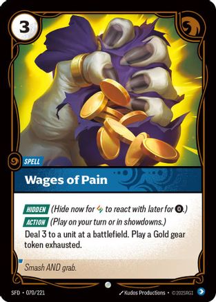 Wages of Pain (070/221) CN - Spiritforged