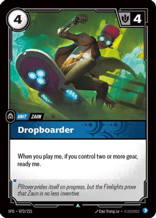 Dropboarder (072/221) CN - Spiritforged