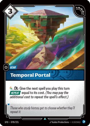 Temporal Portal (078/221) CN - Spiritforged Foil