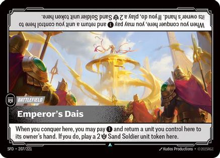 Emperor's Dais (207/221) CN - Spiritforged Foil