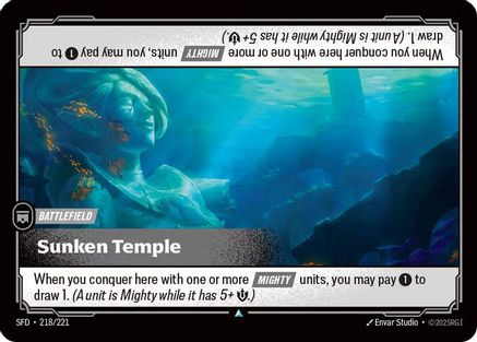 Sunken Temple (218/221) CN - Spiritforged Foil