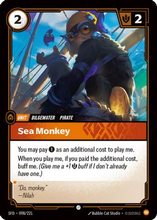 Sea Monkey (098/221) CN - Spiritforged Foil