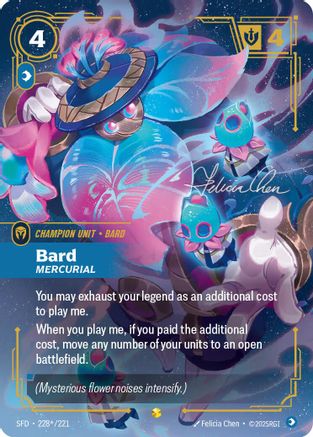 Bard - Mercurial (Signature) (228*/221) CN - Spiritforged Foil
