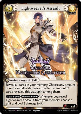 Lightweaver's Assault (Oceania Nationals Qualifier) (062) - Promotional Cards Foil