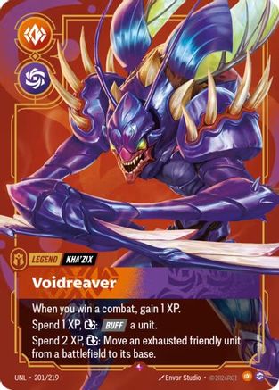Kha'Zix - Voidreaver (201/219) CN - Unleashed Foil