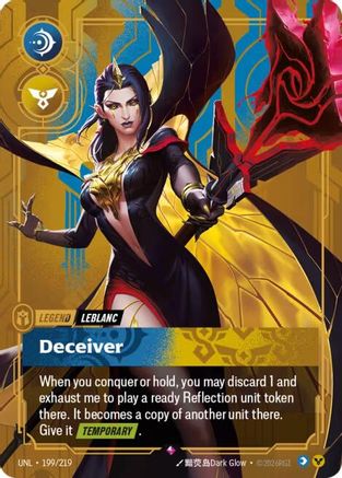 LeBlanc - Deceiver (199/219) CN - Unleashed Foil
