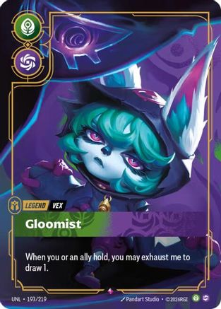 Vex - Gloomist (193/219) CN - Unleashed Foil