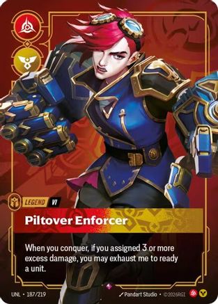 Vi - Piltover Enforcer (187/219) CN - Unleashed Foil