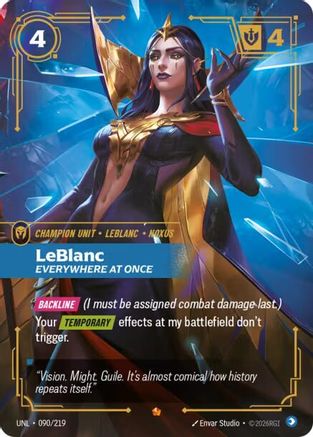 LeBlanc - Everywhere At Once (090/219) CN - Unleashed Foil