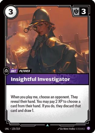 Insightful Investigator (135/219) CN - Unleashed Foil