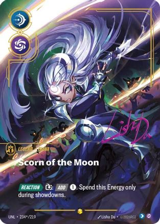 Diana - Scorn of the Moon (Signature) (234*/219) CN - Unleashed Foil