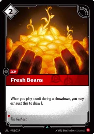 Fresh Beans (011/219) CN - Unleashed