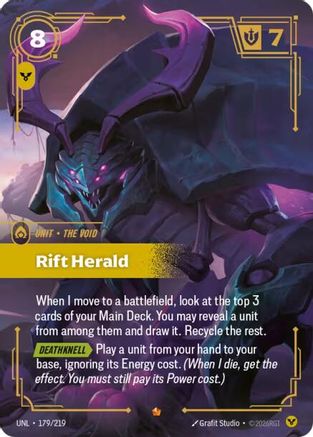 Rift Herald (179/219) CN - Unleashed Foil