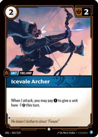 Icevale Archer (065/219) CN - Unleashed