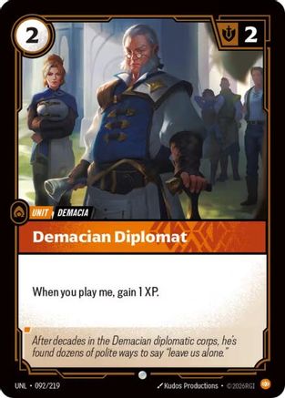 Demacian Diplomat (092/219) CN - Unleashed