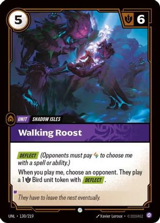 Walking Roost (130/219) CN - Unleashed Foil