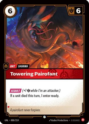 Towering Pairofant (008/219) CN - Unleashed