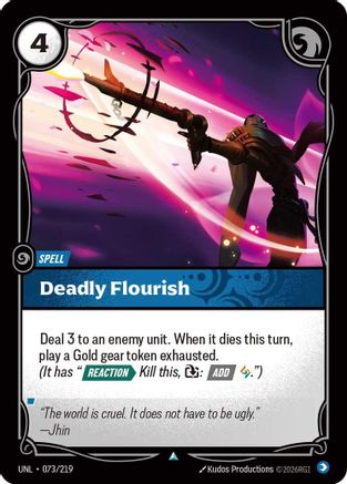 Deadly Flourish (073/219) CN - Unleashed Foil