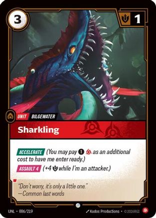 Sharkling (006/219) CN - Unleashed Foil