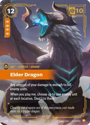 Elder Dragon (118/219) CN - Unleashed Foil