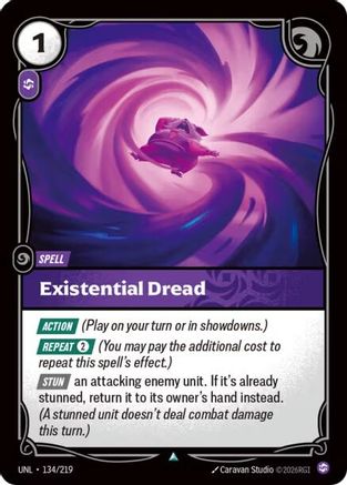 Existential Dread (134/219) CN - Unleashed