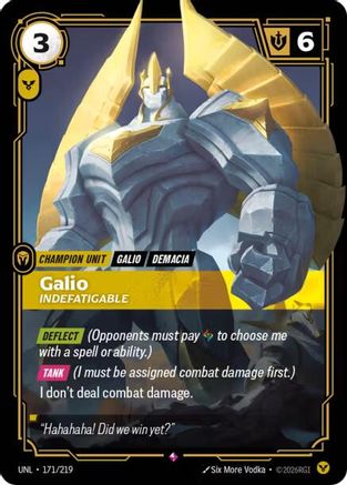 Galio - Indefatigable (171/219) CN - Unleashed Foil