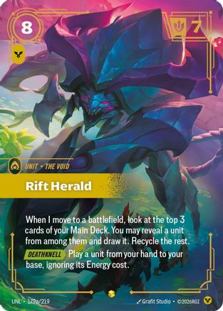 Rift Herald (Alternate Art) (179a/219) CN - Unleashed Foil