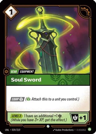 Soul Sword (039/219) CN - Unleashed