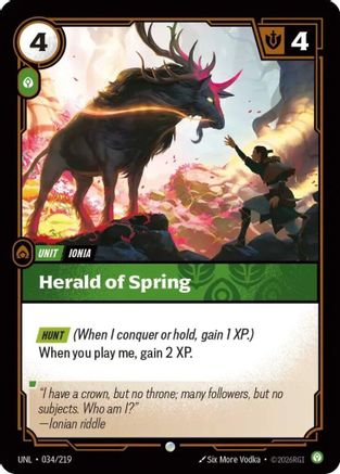 Herald of Spring (034/219) - Unleashed
