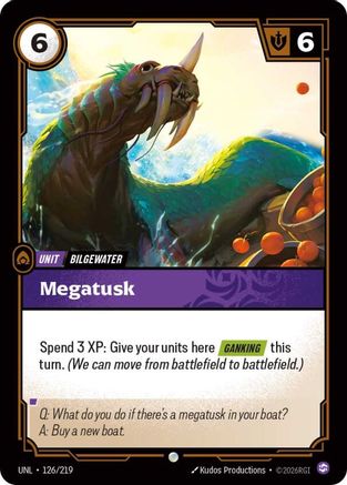 Megatusk (126/219) CN - Unleashed Foil