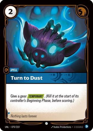 Turn to Dust (070/219) CN - Unleashed