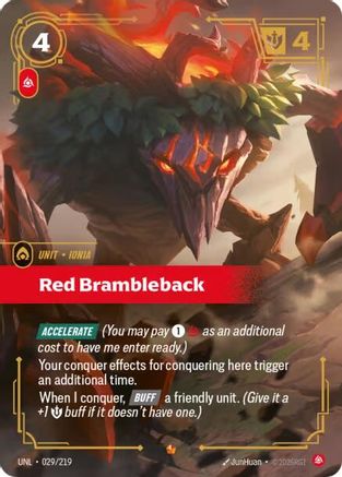 Red Brambleback (029/219) CN - Unleashed Foil
