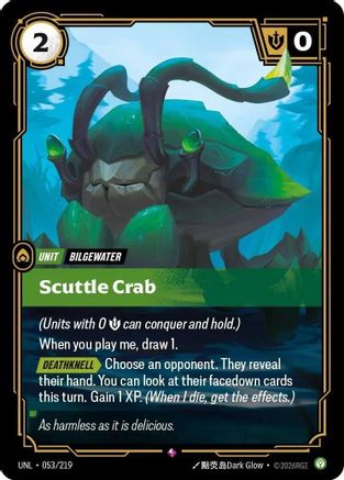 Scuttle Crab (053/219) CN - Unleashed Foil