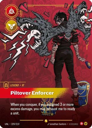 Vi - Piltover Enforcer (Overnumbered) (225/219) CN - Unleashed Foil